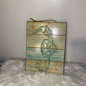 Seahorse wall art